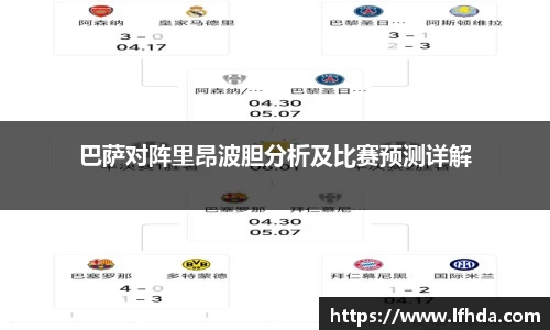 巴萨对阵里昂波胆分析及比赛预测详解